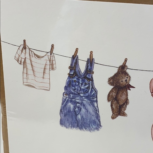 Vintage Gay Talbots Teddy Bear drying on a clothesline - Picture 4 of 6